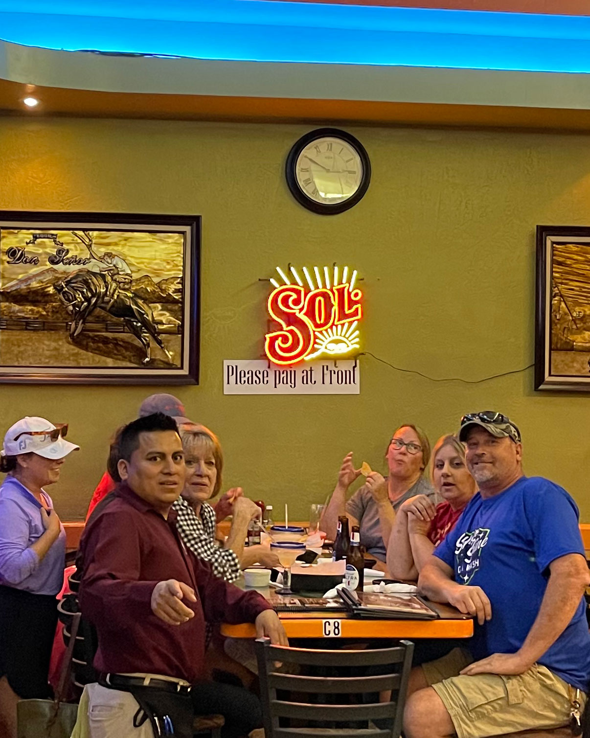 family dining at Don Señor