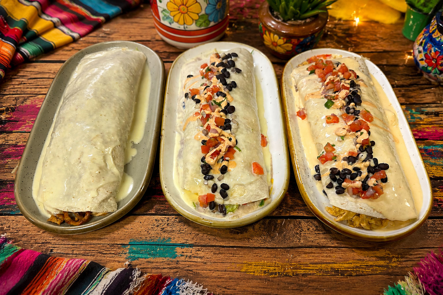 Warm Don Señor queso served with tortilla chips