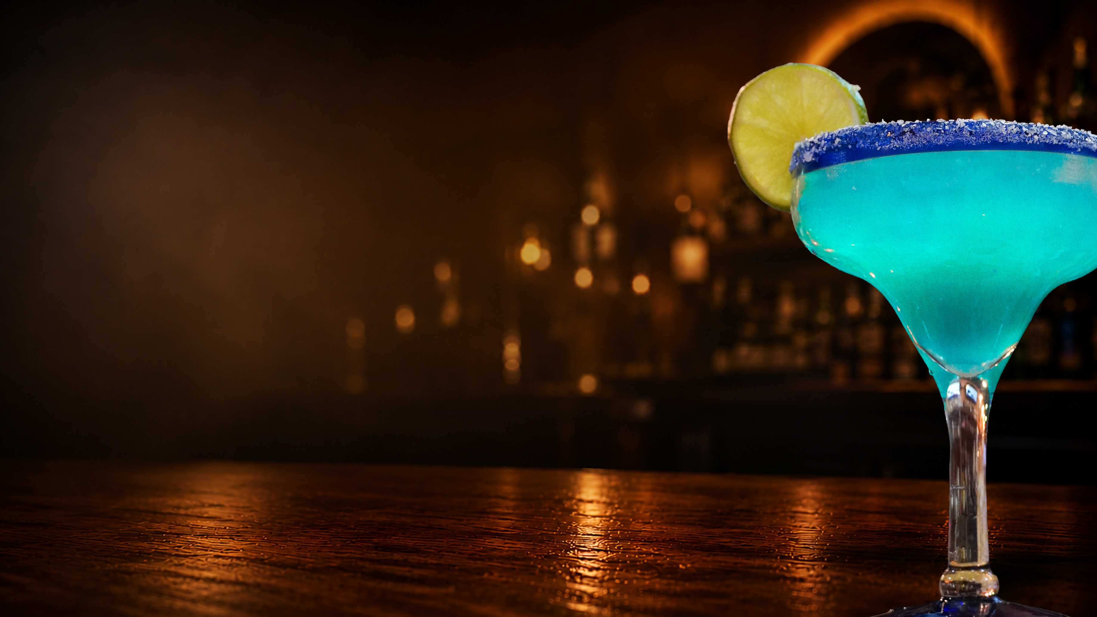 Colorful handcrafted margaritas at Don Señor