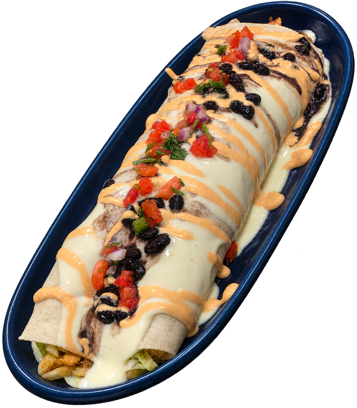 Smothered Don Señor burrito